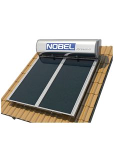 NOBEL Apollon Glass 160lt/2.0m² Τριπλής Ενέργειας Κεραμοσκεπή